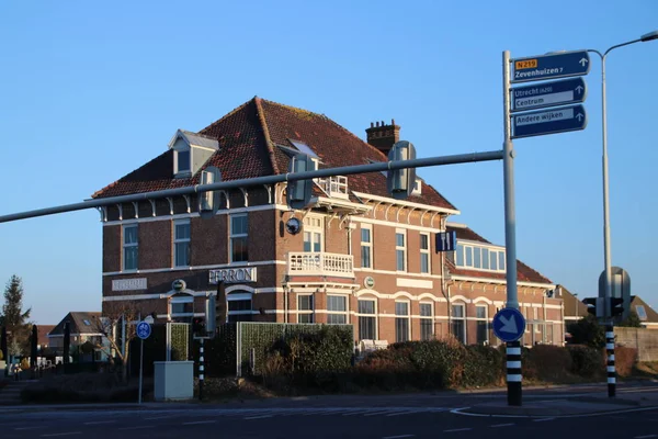 Ancienne Gare Nieuwerkerk Aan Den Ijssel Reconstruire Restaurant Perron Après — Photo