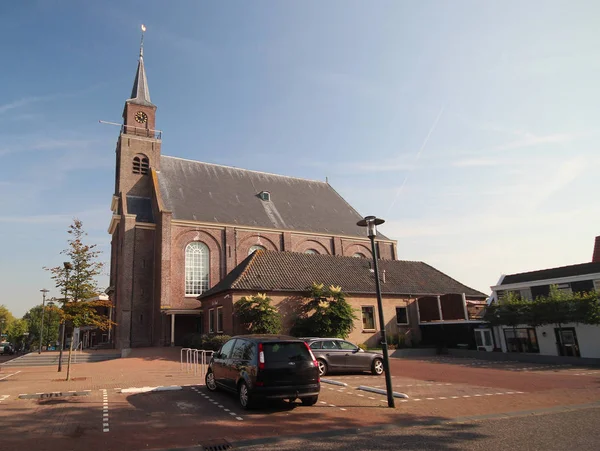 Hervormde Kerk Midden Dorp Moerkapelle Nederland Als Onderdeel Van Bible — Stockfoto