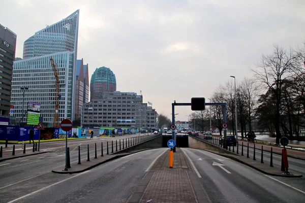 Koningstunnel Centro Haya Cerca Estación Den Haag Centraal —  Fotos de Stock