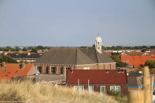 Villaggio Ter Heijde Vicino Den Haag Nelle Dune Sulla Costa — Foto Stock