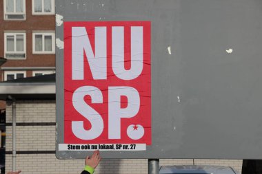 ilk seçim kampanya poster Pano Bölgesel seçimler için sp için