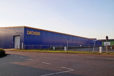 Kargo ve depolama Doelwijk, waddinxveen Hollanda Dachser dağıtım merkezi