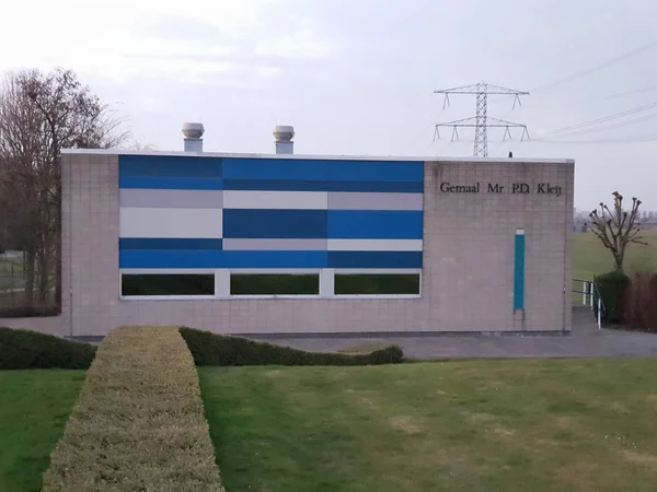 Bay P.D. Kley alexanderpolder kuru tutmak için Bermweg Nieuwerkerk aan den IJssel içinde su pompa istasyonu