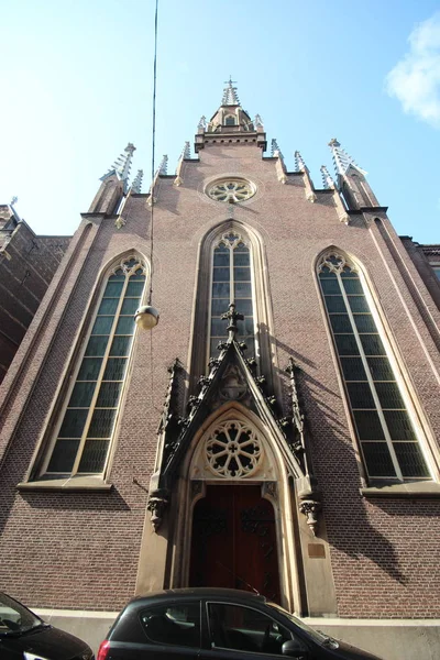 Німецька Євангельська Церква Bleijenburg Гаазі Нідерландів — стокове фото