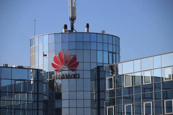 Nederlandse Kantoor Van Chinese Telecom Materiaalfabrikant Huawei Voorburg Nederland — Stockfoto