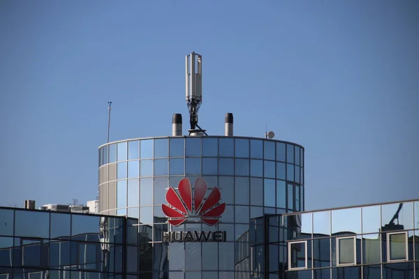 Nederlandse Kantoor Van Chinese Telecom Materiaalfabrikant Huawei Voorburg Nederland — Stockfoto