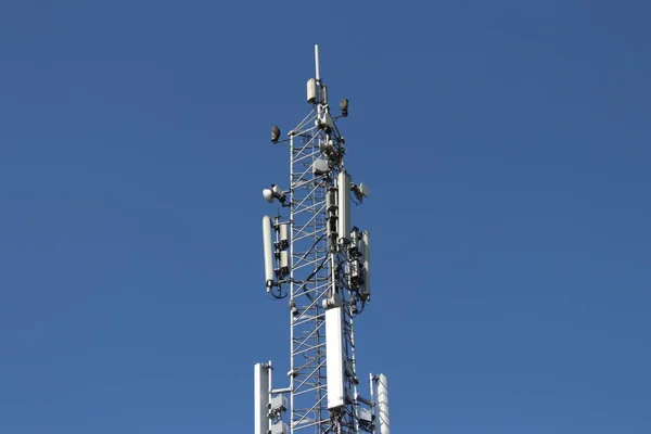 Alla Typer Antennens Kommunikationstornet Nieuwerkerk Aan Den Ijssel Nederländerna — Stockfoto