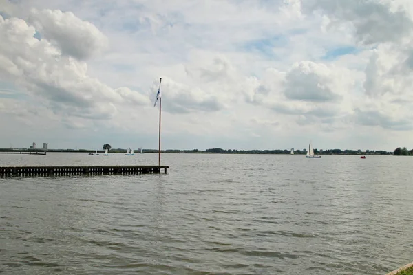 Hollanda Nın Zevenhuizen Kentindeki Marina Rottemeren Adlı Göl — Stok fotoğraf
