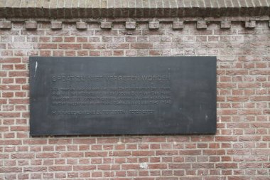 Lahey 'de 2. Dünya Savaşı sırasında Auschwitz 'e götürülen Yahudi insanlar için hatırlık bir yer