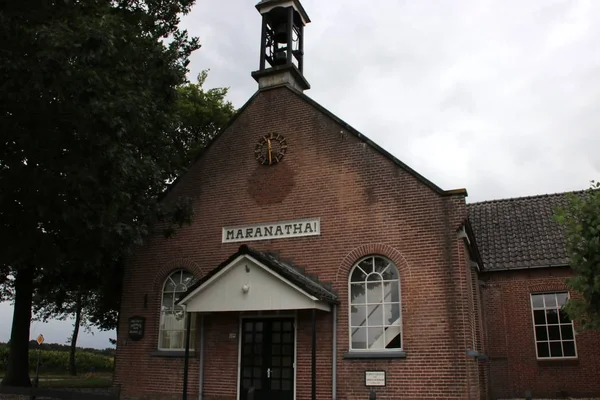 Hervormde Maranatha Kerk Klein Dorpje Loo Nederland — Stockfoto