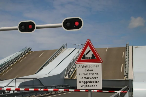 Offene Maximabrug Brücke Über Den Oude Rijn Alphen Aan Den — Stockfoto