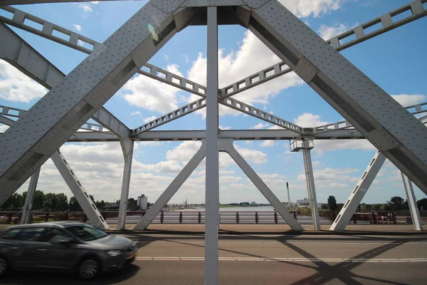 Pont Spoorbrug Dordrecht Pont Routier Zwijndrechtse Brug Aux Pays Bas — Photo