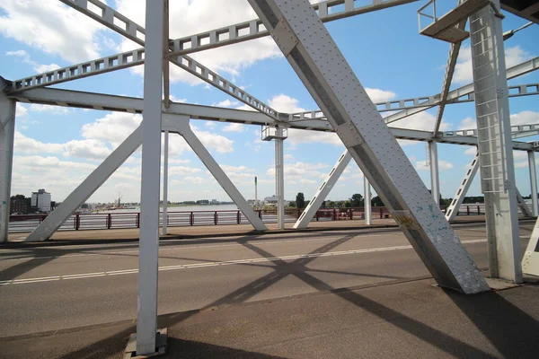 Pont Spoorbrug Dordrecht Pont Routier Zwijndrechtse Brug Aux Pays Bas — Photo