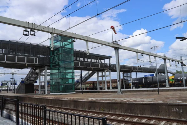 Railroad Station Lage Zwaluwe Netherlands Very Low Satisfaction Rate Commuters — Stock Photo, Image