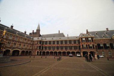 Hükümet merkezi Binnenhof 'un Lahey' deki binaları 