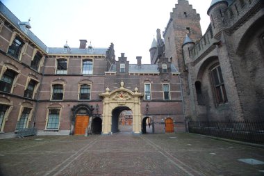 Hükümet merkezi Binnenhof 'un Lahey' deki binaları 