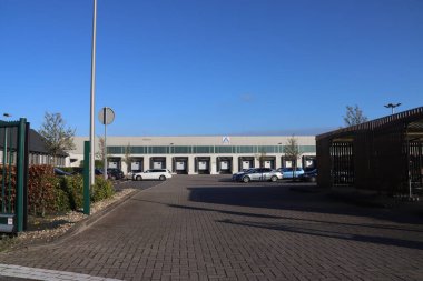 Bleiswijk 'te fırın, ofis ve süpermarket zinciri Hoogvliet' in yeni inşaatı