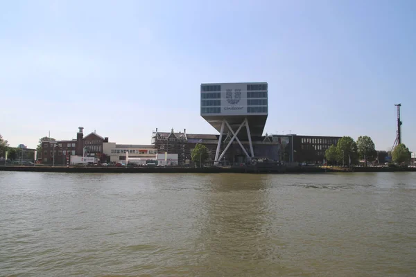 Kalverpindakaas Gistfabrieken Van Unilever Aan Nieuwe Maas Rotterdam — Stockfoto