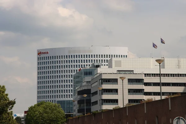 Siedziba Główna Dostawcy Energii Elektrycznej Eneco Rotterdamie Która Została Zakupiona — Zdjęcie stockowe