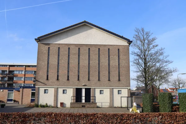 Reformada Igreja Chamada Meeting Center Beijerinckstraat Aldeia Nieuwerkerk Aan Den — Fotografia de Stock