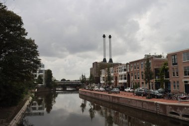 Hollanda 'nın Lahey merkezindeki Uniper doğalgaz ve buhar santrali