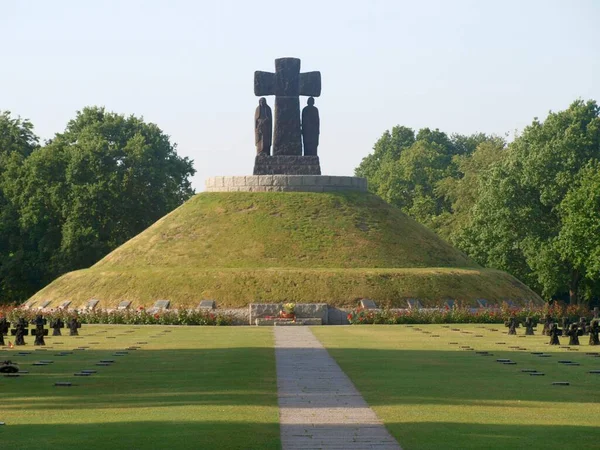 Cambe Cementerio Tumbas Guerra Militar Alemán Segunda Guerra Mundial Situado — Foto de Stock