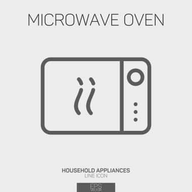 Mikrodalga fırın hattı simgesi