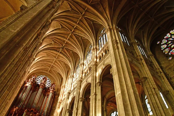 París Francia Diciembre 2017 Iglesia San Eustaquio — Foto de Stock