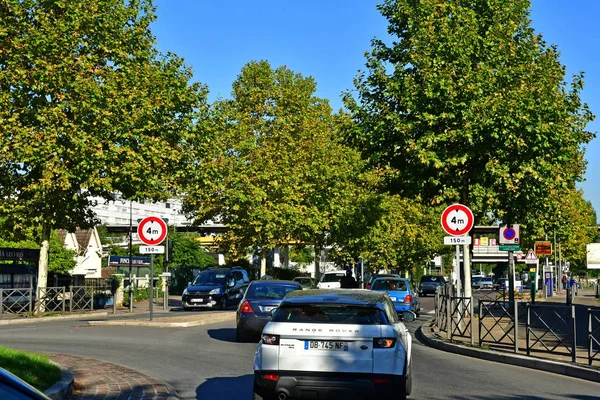 Les Mureaux France October 2017 Multimedia Library District — Stock Photo, Image