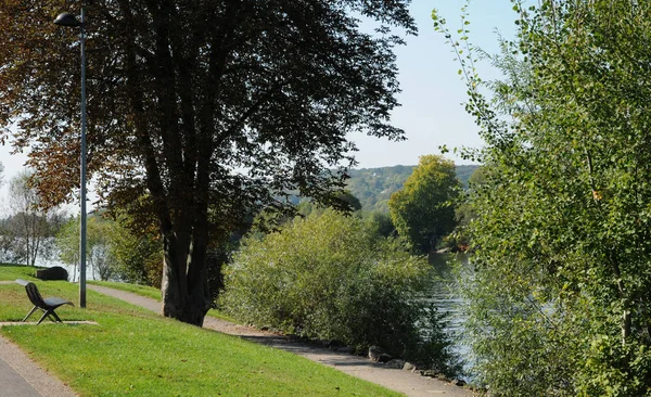 Les Mureaux Fransa Eylül 2011 Seine Nehir — Stok fotoğraf