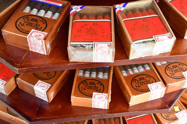 Santo Domingo Dominican Republic May 2017 Close Cigar — Stock Photo, Image