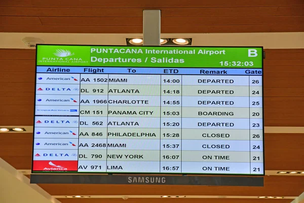 Punta Cana Dominicaanse Republiek Juni 2017 Internationale Luchthaven — Stockfoto