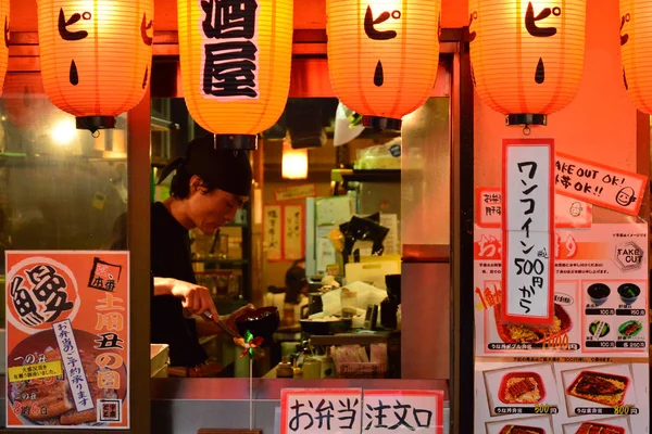 日本大阪 2017年8月5日 难波地区的一家餐厅 — 图库照片