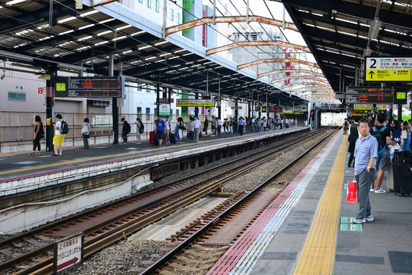 Osaka Japan Augusti 2017 Järnvägsstationen — Stockfoto