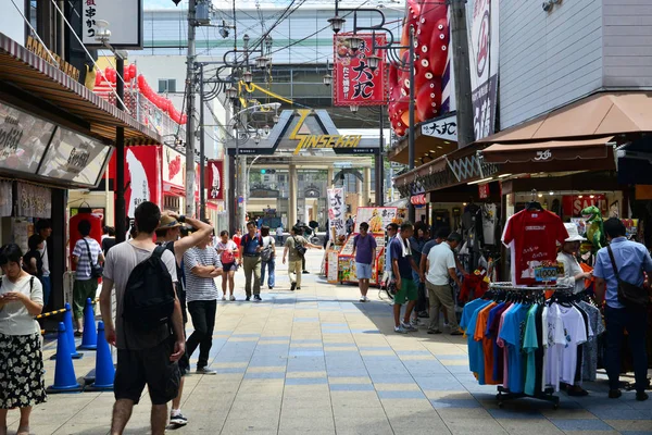 Osaka Japonia Sierpnia 2017 Restauracja Dzielnicy Shinsekai — Zdjęcie stockowe