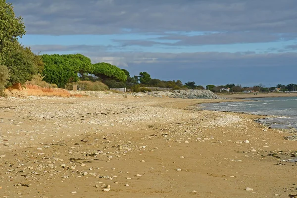 Rivedoux プラージュ フランス 2017 西海岸のビーチ — ストック写真