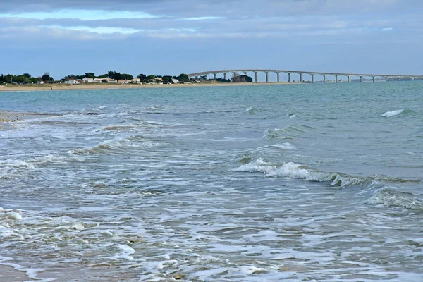 Rivedoux Plage França Novembro 2017 Praia Costa Oeste — Fotografia de Stock