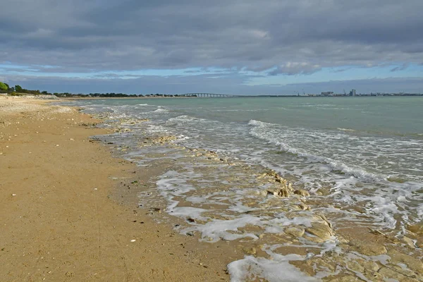 Rivedoux Plage França Novembro 2017 Praia Costa Oeste — Fotografia de Stock