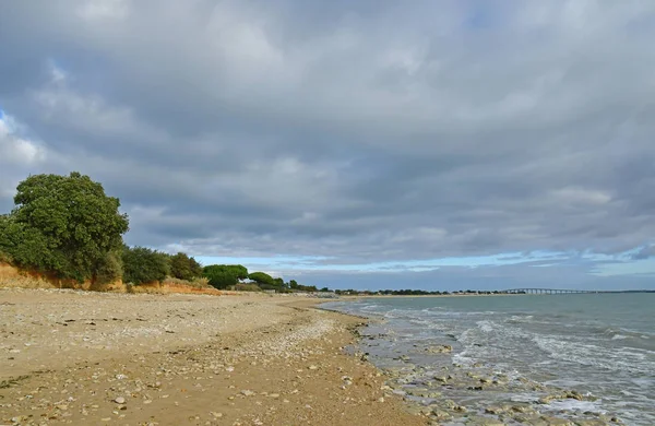 Rivedoux Plage Frankrijk November 2017 Westkust Strand — Stockfoto