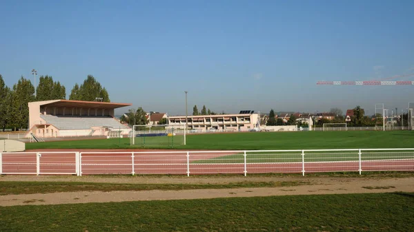 Les Mureaux Francja Października 2017 Stadion — Zdjęcie stockowe