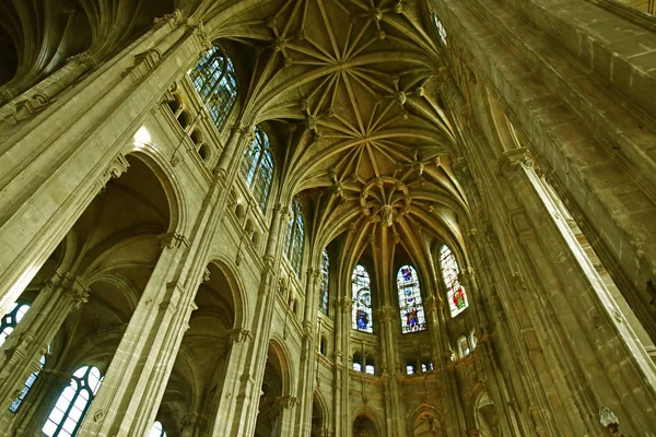 Paris França Dezembro 2017 Igreja Santo Eustache — Fotografia de Stock