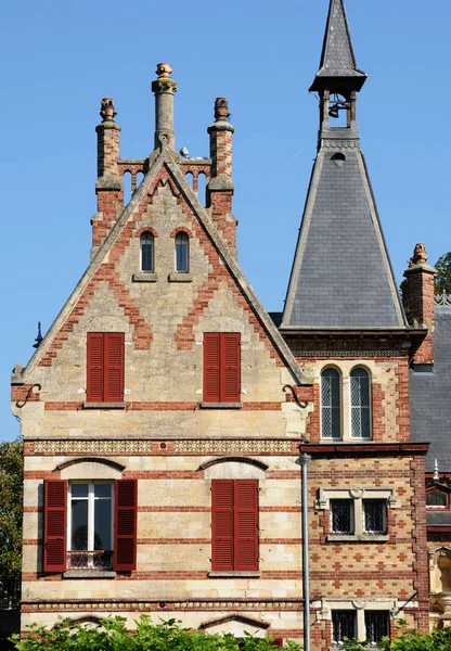 Les Mureaux Frankrijk September 2011 Het Bouvaist Huis — Stockfoto