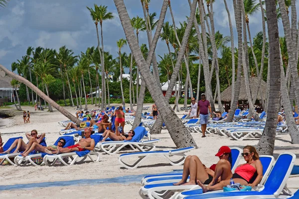 Punta Cana Dominikai Köztársaság Június 2017 Beach — Stock Fotó