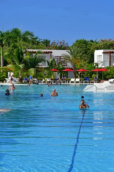 Punta Cana República Dominicana Junio 2017 Piscina Hotel — Foto de Stock