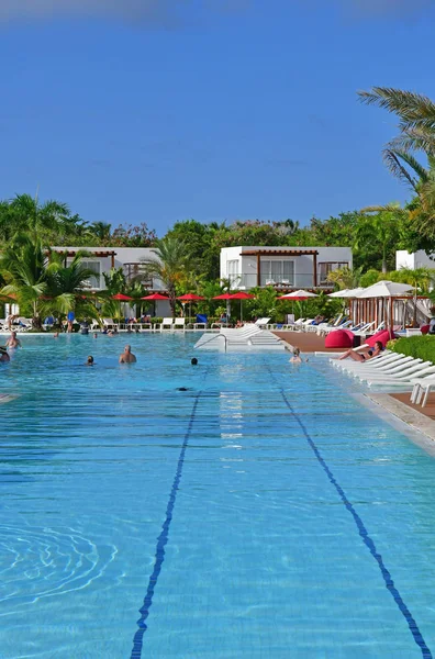 Punta Cana República Dominicana Junio 2017 Piscina Hotel — Foto de Stock