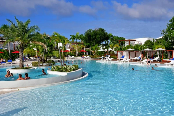 Punta Cana República Dominicana Junio 2017 Piscina Hotel — Foto de Stock