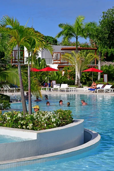 Punta Cana Dominikanische Republik Juni 2017 Pool Einem Hotel — Stockfoto