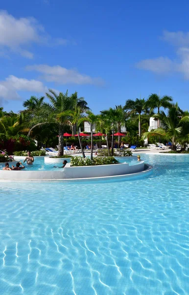 Punta Cana Dominikanische Republik Juni 2017 Pool Einem Hotel — Stockfoto