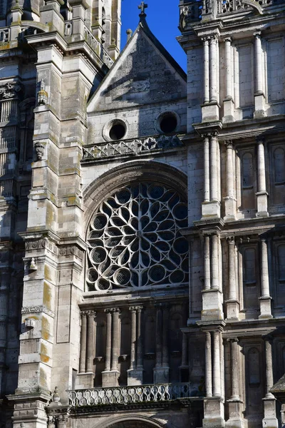 Evreux Francja Stycznia 2017 Gotycka Katedra — Zdjęcie stockowe