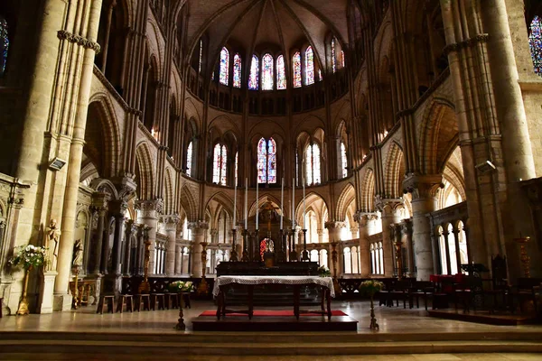 Reims Francia Julio 2016 Basílica San Remi — Foto de Stock